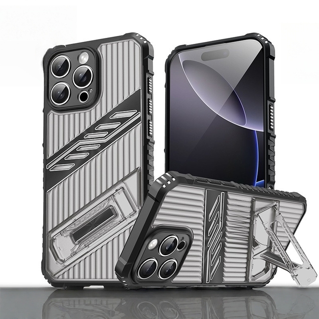 IPhone 16 Pro Max Magnetic Case: MagRing, Metal Stand, Military-Grade Protection, 16ft Drop-Shield.