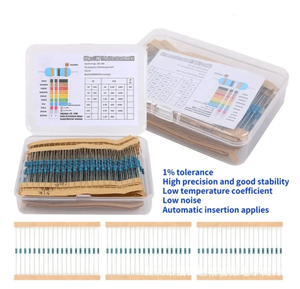 <span class=keywords><strong>Kit</strong></span> de résistances à film métallique 600 pièces 1/4W - Précision 1% 10R-1M Résistance (30 valeurs 20 pièces chacune) - Product Image 2