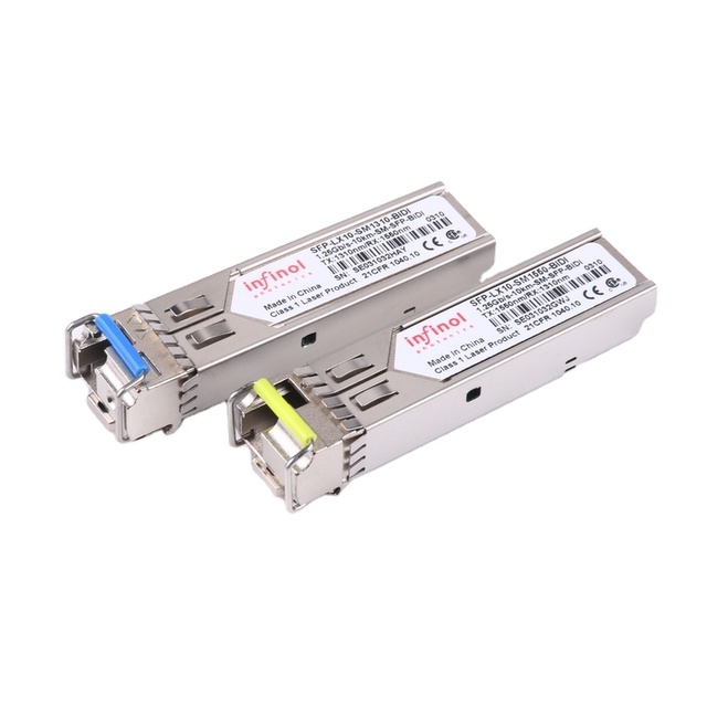 Factory Price 1000base-Lx 1310nm 1550nm 1.25G BIDI 1000base-Lx Sfp 10Km Sfp Module 1.25G SFP