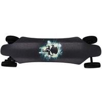 Planche à roulettes électrique tout-terrain avec lumière LED, prix d'usine, vente en gros, skateboard électrique longue distance, skateboard électrique