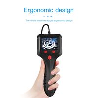 Caméra latérale 8 mm P100, 2 m, portable, 2,0 MP, étanche, boroscope articulé, écran TFT IPS HD 1080P de 2,4 pouces, endoscope