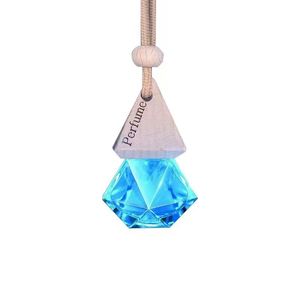 Diffuseur de parfum pour <span class=keywords><strong>voiture</strong></span> en verre avec bouchon en bois de 8 ml, pendentif pour rétroviseur, flacon rechargeable pour huiles essentielles, logo personnalisé, <span class=keywords><strong>gadget</strong></span> pour <span class=keywords><strong>voiture</strong></span> - Product Image 4