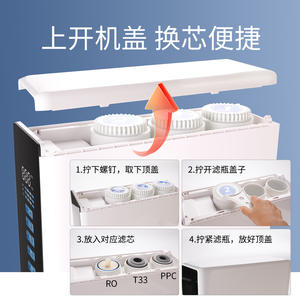 Purificador de Agua por Ósmosis Inversa RO de 800G para Cocina, Marca Qingyuan, con Filtro de Agua Potable Directa y Alarma - Product Image 5