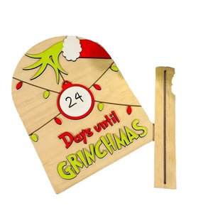 Pafu in legno <span class=keywords><strong>natale</strong></span> conto alla rovescia segno conto alla rovescia <span class=keywords><strong>giorni</strong></span> fino all'avvento di <span class=keywords><strong>natale</strong></span> Grinch conto alla rovescia di <span class=keywords><strong>natale</strong></span> - Product Image 4