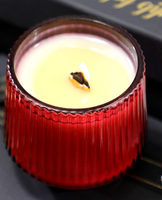 Coffret Cadeau Luxe Artisanal Moderne de Bougies Parfumées Longue Durée en Cire de Soja et Diffuseur à Bâtonnets pour la Saint-Valentin et les Mariages