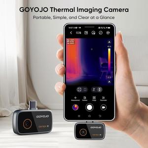 กล้องถ่ายภาพความร้อน GOYOJO GW192A USB-C สำหรับ Android ความละเอียดอินฟราเรด 192x192 สี 7 สี รุ่นขายดี - Product Image 4