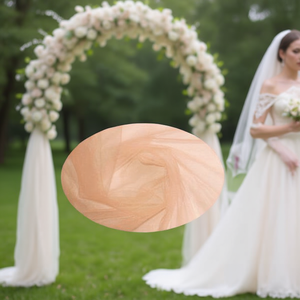 Tessuto in pizzo Ilan 150x200cm color carne per accessori da matrimonio - Product Image 2