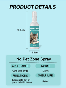 Intérieur Extérieur Efficace Sans Rayures Comportement Sans Mâcher Pet Training Aid Supplies Chiens Chats Dissuasif Boundary Spray - Product Image 6