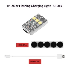 สำหรับโดรน Mini 3/4 <span class=keywords><strong>Pro</strong></span> และ Mavic <span class=keywords><strong>A3</strong></span>/Avata 2 ไฟสโตรบโลหะ - อุปกรณ์เสริมสำหรับการนำทางกลางคืนและการเตือนภัย - Product Image 1