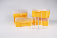 Embouts de pipette de type S, emballés en boîte, 10 μl standard et étirés transparents, 200 μl, 300 et 1250 μl transparents, 1000 et 1250 μl, stériles sans DNase ni RNase