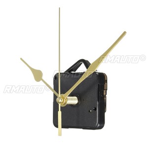 10 Piezas Mecanismo de Reloj de Cuarzo para Coche y Hogar, Eje Largo Dorado, Kit de Herramientas de Reparación Manual DIY Universal - Product Image 2