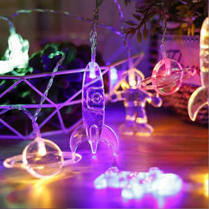 <span class=keywords><strong>Guirlande</strong></span> <span class=keywords><strong>lumineuse</strong></span> décorative astronaute, fusée, planète, fée, à piles, 20 LED, <span class=keywords><strong>guirlande</strong></span> <span class=keywords><strong>lumineuse</strong></span> galaxie pour enfants, décoration de Noël - Product Image 3