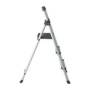 Échelle pliante en aluminium moderne à 3 marches, échelle de sécurité domestique portable et large pour la cuisine, le garage et l'intérieur - Product Image 2