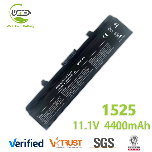 Factory Laptop Battery GW240 X284G HP297 M911G RN873 XR693 D608H GP952 for Dell Inspiron 1525 1526 1750 1440 1545 1546 Models