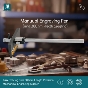 Ttake Tracing <b>Tool</b> 300mm Length Precision Metal Mechanical <b>Engraving</b> Marker - Product Image 3
