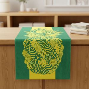 Serviette de plage moderne tropicale ananas bleu - Légère et portable pour l'été, sac inclus - Product Image 4