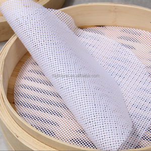 Doublures de panier à vapeur de qualité alimentaire de haute qualité tapis en maille tapis de vapeur en silicone antiadhésif pour boulettes - Product Image 3