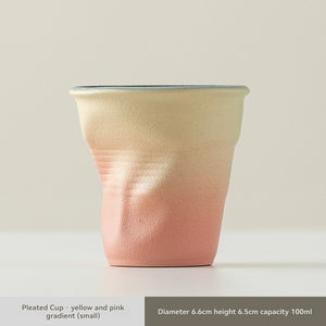 Customs logo Coffee Cups <b>Hand</b>-<b>molded</b> Water Coffee Mug Ceramic Creative Cross-border Coffee Mug - Product Image 6