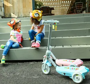 批发安全玩具汽车骑乘阶梯平衡3 E轮漂移Trike儿童廉价迷你销售儿童电动滑板车