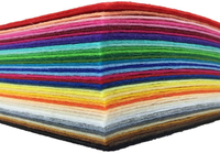 Feuilles de tissu feutré de couleurs assorties, vente chaude en gros d'usine, pour patchwork, couture et loisirs créatifs, épaisseur 1 mm
