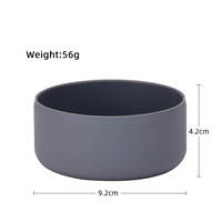 Vente en gros de protège-bases antidérapantes en silicone pour bouteilles isothermes, protection contre les brûlures et isolation thermique