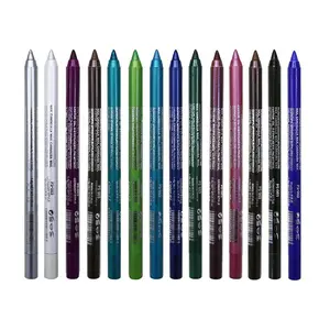 2023, оптовая продажа, 14 цветов, стойкий водонепроницаемый веганский карандаш для губ, без цветущих блесток, карандаш для глаз, гель-карандаш для век