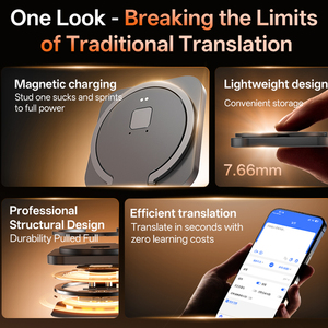 T30 Mini Dịch Thiết Bị 145 Ngôn Ngữ Trực Tuyến Thời Gian Thực Dịch Với Điện Thoại Di Động Ứng Dụng Thông Minh Ai Dịch Với Chatgpt - Product Image 6