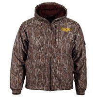 2025 Gear hommes hiver canard leurre porte imperméable en plein air chasse veste Orange Camouflage impression coupe-vent respirant caractéristiques