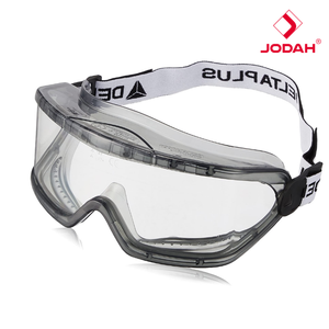 Lunettes de sécurité panoramiques anti-rayures JODAH GALERVI, verres en PVC, construction en polycarbonate à monture intégrale, protection contre la poussière, compactes - Product Image 2