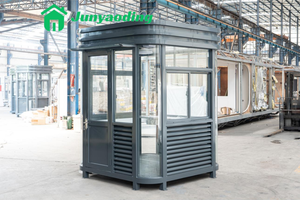 Junyaoding Cabine de sécurité en acier préfabriquée portable personnalisée Petite cabane extérieure Cabine de billetterie Cabine de garde Maisons conteneurs - Product Image 6