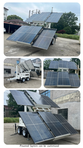 Tour d'éclairage portable, générateur solaire, batterie, éclairage LED mobile, IP66, construction, mines, événements en plein air, situations d'urgence - Product Image 3