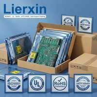 Carte mère Lierxin LEX personnalisée, PCB multicouche à nombre de couches élevé, avec vias aveugles et connecteurs à sertissage en cuivre épais, pour serveur haute vitesse