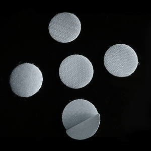 Perekat nilon lem perekat diri warna kustom pita pengikat hitam putih kuat tugas berat kelas rumah kantor nilon kait dan titik lingkaran - Product Image 4