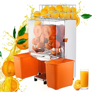 Countertop Automatic Professional Orange Juicer Machine Plastic Bucket