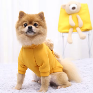 Ropa para Mascotas a Rayas de Dibujos Animados Personalizada de Alta Calidad C084, Poliéster XS para Cachorros, Ropa Colorida con Estilo Adorable - Product Image 2
