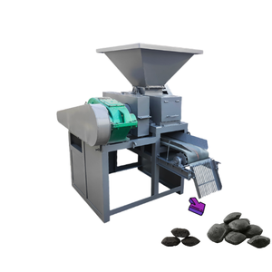 Industrial-Grade Round <b>Briquette</b> Manufacturing System with Twin Hydraulic Rollers High-Volume Production Balls from Fine Powders - Product Image 1