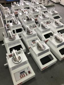 DIN53754 Elektronischer Taber-Abriebfest igkeits <span class=keywords><strong>tester</strong></span> für Gummi-Leder-Textil kunststoff - Product Image 6