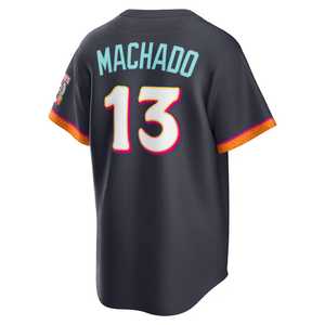 Nouveau Maillot de <span class=keywords><strong>Baseball</strong></span> San Diego 3 Merrill 2026 pour Hommes – Broderie Respirante Fernando Tatis Jr. 23 et Machado 13 - Product Image 4