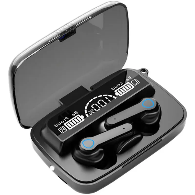 M19 Sport TWS Wireless Earbuds In-Ear Gaming for 5.2 ENC Noise Cancellation IPX-5 Waterproof USB Digital Display Battery