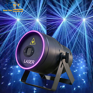 Equipo de Iluminación Profesional para Escenarios, Láser RGB de 3W con Efecto <span class=keywords><strong>Cielo</strong></span> Estrellado, Proyector Láser DMX 512 para Bares, DJ, Discotecas y Fiestas - Product Image 1