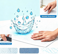 Tapis d'apprentissage de la propreté pour chiens jetables, écologiques, respirants, personnalisés, de qualité supérieure, à forte capacité d'absorption d'eau, pour animaux domestiques