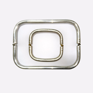 Aluminum Tube <b>Bag</b> Frame 5-9 Inch Lightweight Hinge Hardware For Women's Tote <b>Zip</b> <b>Lock</b> <b>Bags</b> - Product Image 1