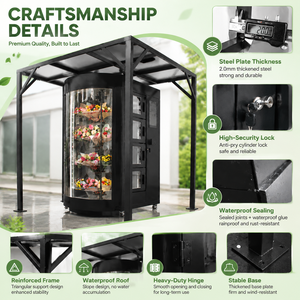 Distributeur automatique de fleurs personnalisé Winnsen, distributeur automatique intelligent avec paiement par carte de crédit, NFC et paiement mobile - Product Image 6