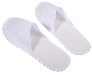 Pantuflas Desechables Ecológicas Modernas para Huéspedes de Hotel, Suaves, de Tela No Tejida, Punta Abierta, para <span class=keywords><strong>Hoteles</strong></span>, Hostales, Posadas y Viajes - Product Image 4