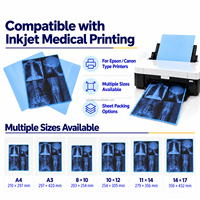 Mesin X-Ray, Film Inkjet Biru PVC, Film X-Ray Hurda, Film X-Ray NDT 10 x 48