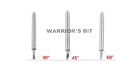 Fresa de carburo de 60 grados Warrior de un solo filo para plotter Roland, con cuchilla de inserción para vinilo, en caja