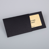 Boîte en papier pour cartes NFC avec logo personnalisé, cartes de crédit élégantes pour entreprises, pelliculage mat, vernis sélectif UV, gaufrage pour emballage cadeau d'entreprise