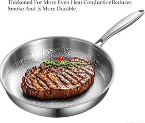 جديد نمط مطرقة سبائك التيتانيوم متعدد الوظائف مقاوم للخدش غير لاصق متوافق مع جميع المواقد (30 أو 11.8 في) - Product Image 2