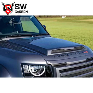 Kit de cuerpo ancho estilo <span class=keywords><strong>Defender</strong></span> LM para <span class=keywords><strong>Land</strong></span> <span class=keywords><strong>Rover</strong></span> <span class=keywords><strong>Defender</strong></span> 90 110 parachoques delantero rejilla capó faldones laterales guardabarros - Product Image 3