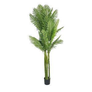Plante artificielle en pot Areca Palm pour l'intérieur et l'extérieur, décoration de maison, bureau, mariage, plantes artificielles, arbres en plastique - Product Image 5